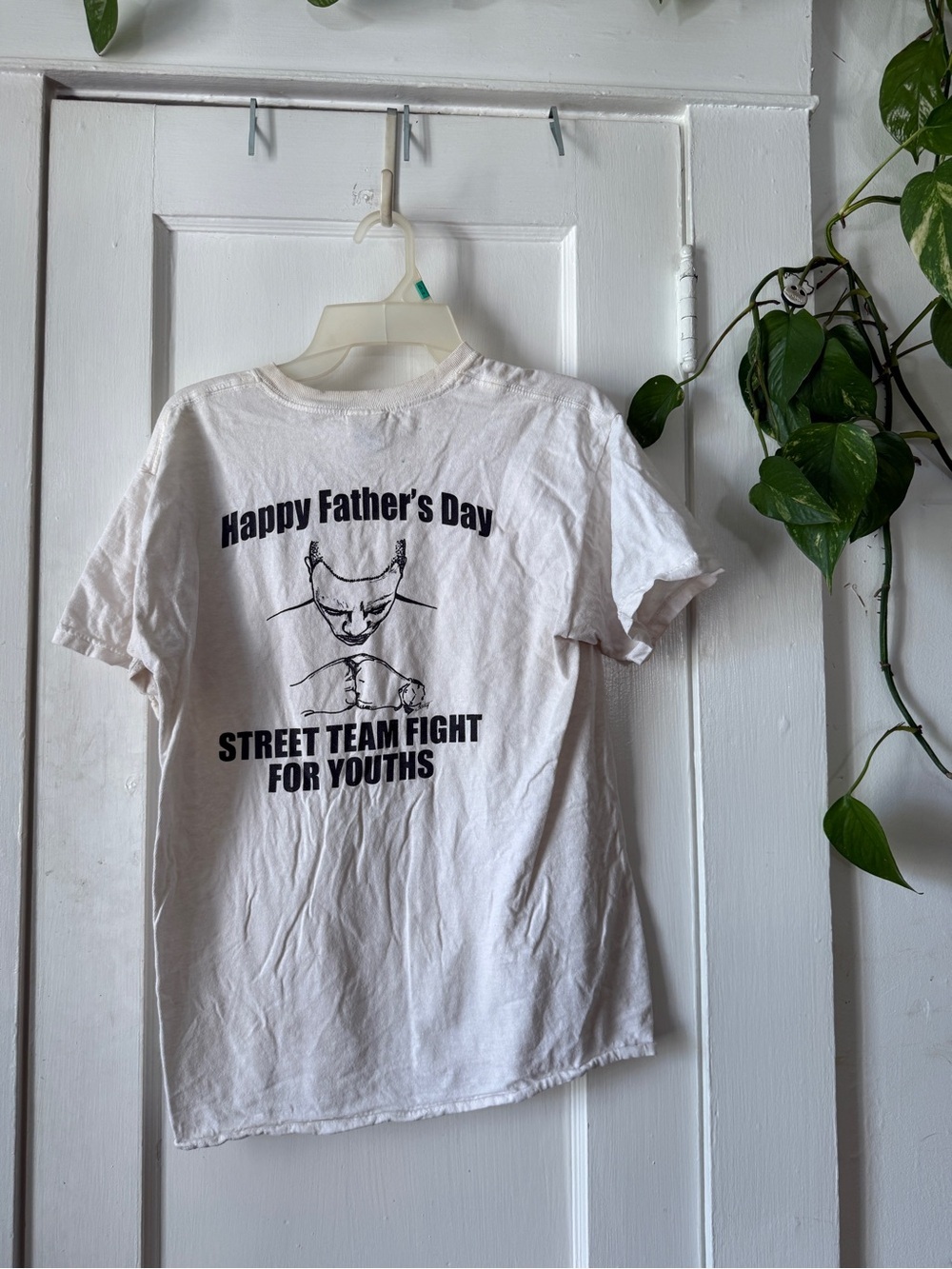 White Short-Sleeve Graphic Tee - Father's Day Message
